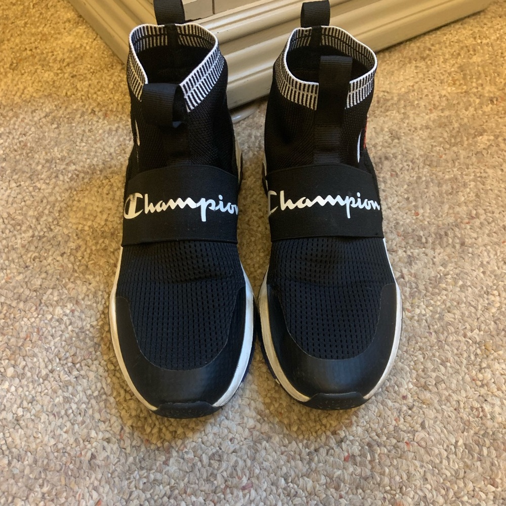 Champion Black High-Top Sneakers
